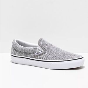 Women’s Grey Corduroy Vans Slip On